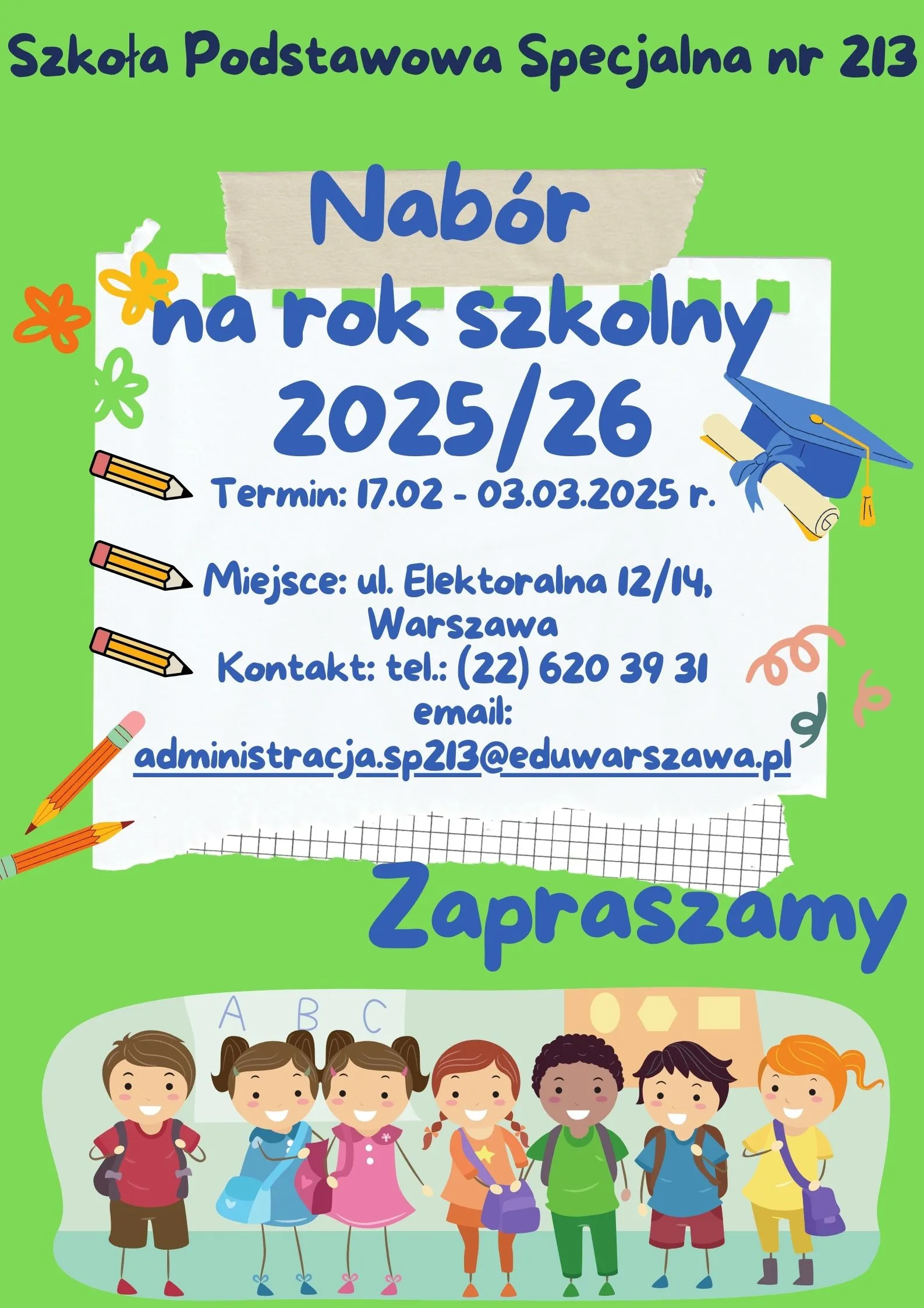 Nabór na rok szkolny 2025/2026
