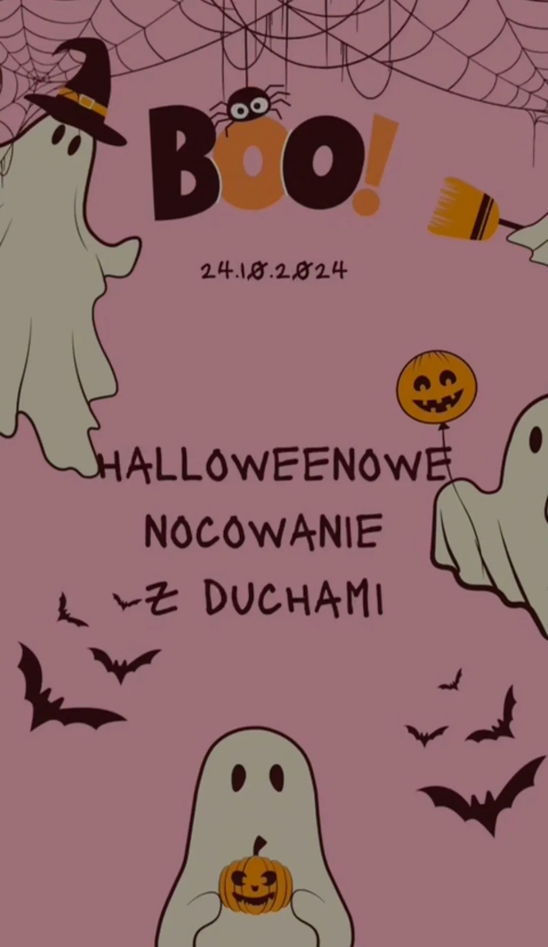 Halloweenowe nocowanie z duchami w naszej szkole za nami!