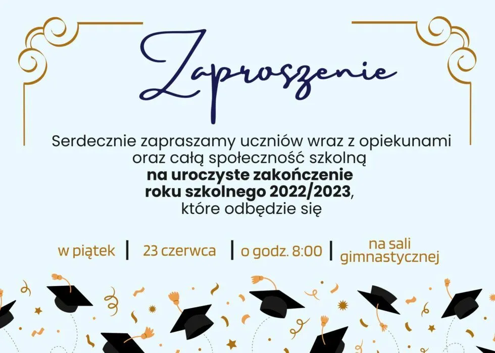Zakończenie Roku Szkolnego 2022/2023