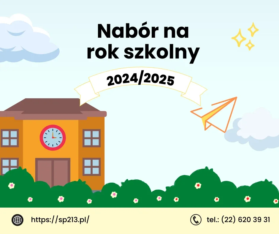 Nabór na rok szkolny 2024/2025
