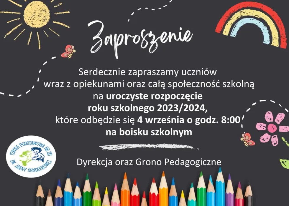 Rozpoczęcie Roku Szkolnego 2023/2024