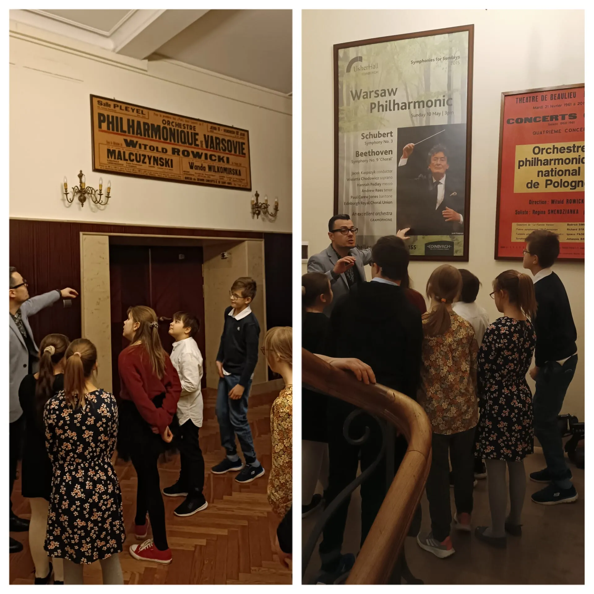 Wizyta klas 3c i 3d w Filharmonii Narodowej