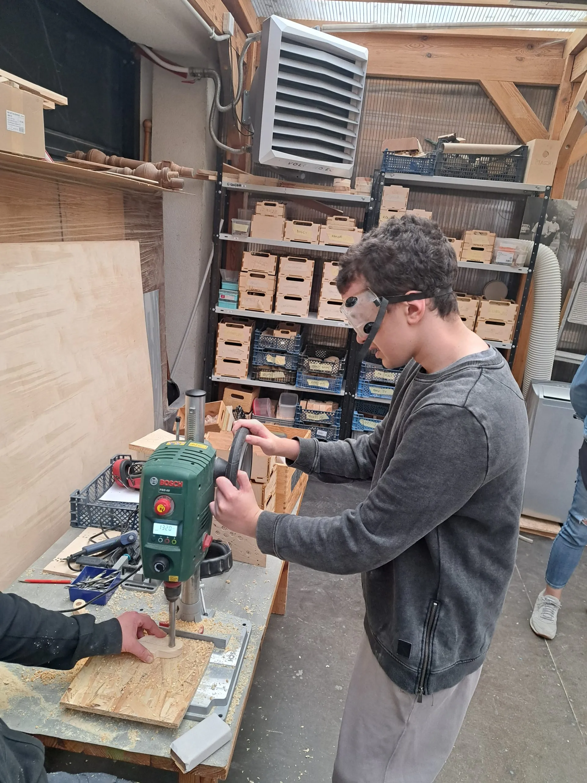 Warsztaty w stolarni FabLab