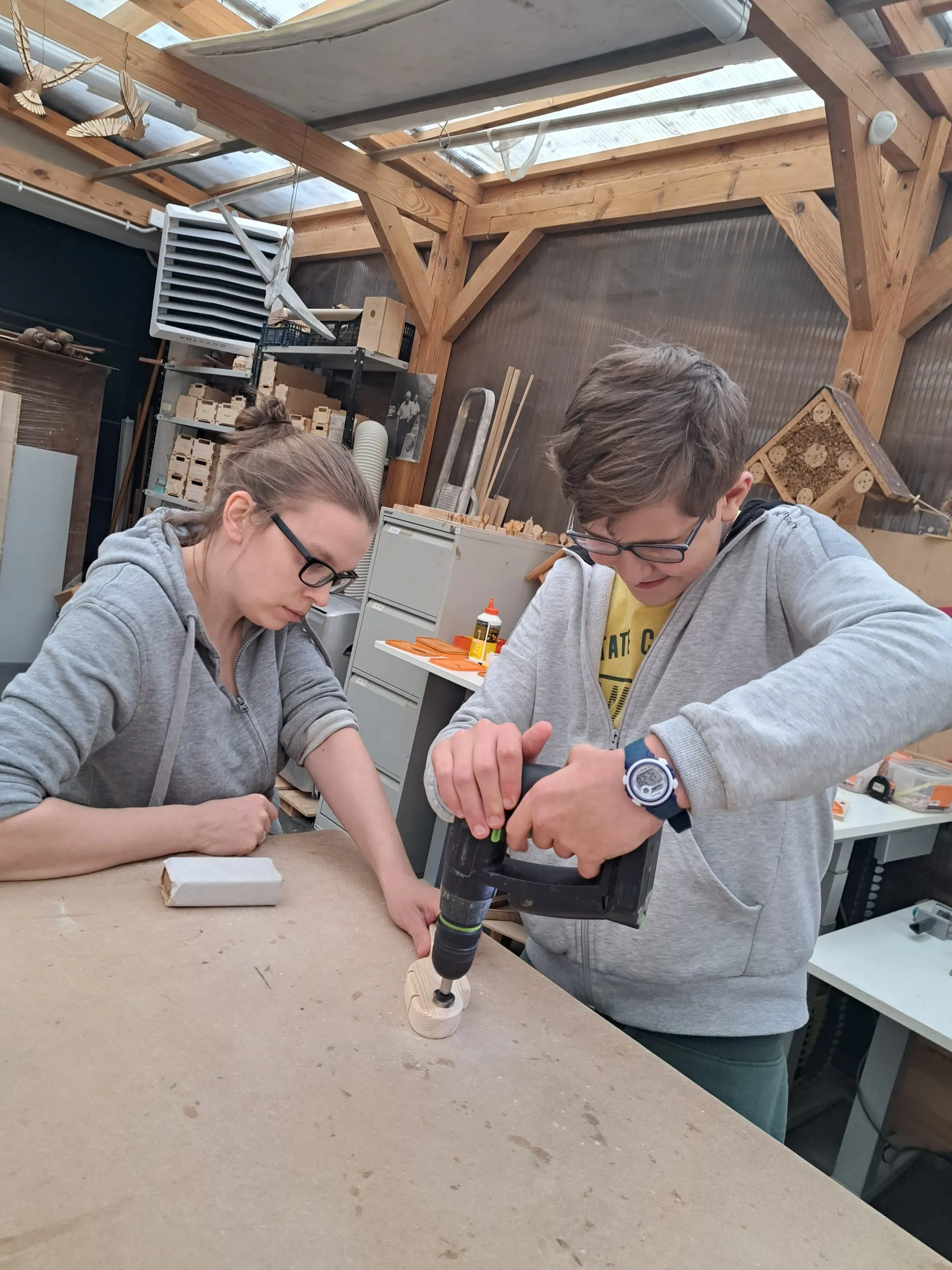 Warsztaty w stolarni FabLab